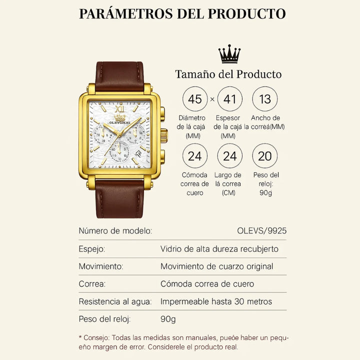 ¡Aquí encuentras relojes de alta calidad para todos los estilos! Reloj para Hombre, Reloj de Plata, Reloj de Oro, Reloj de Cuarzo, Reloj Automático, Reloj Cronógrafo, Reloj Mecánico.