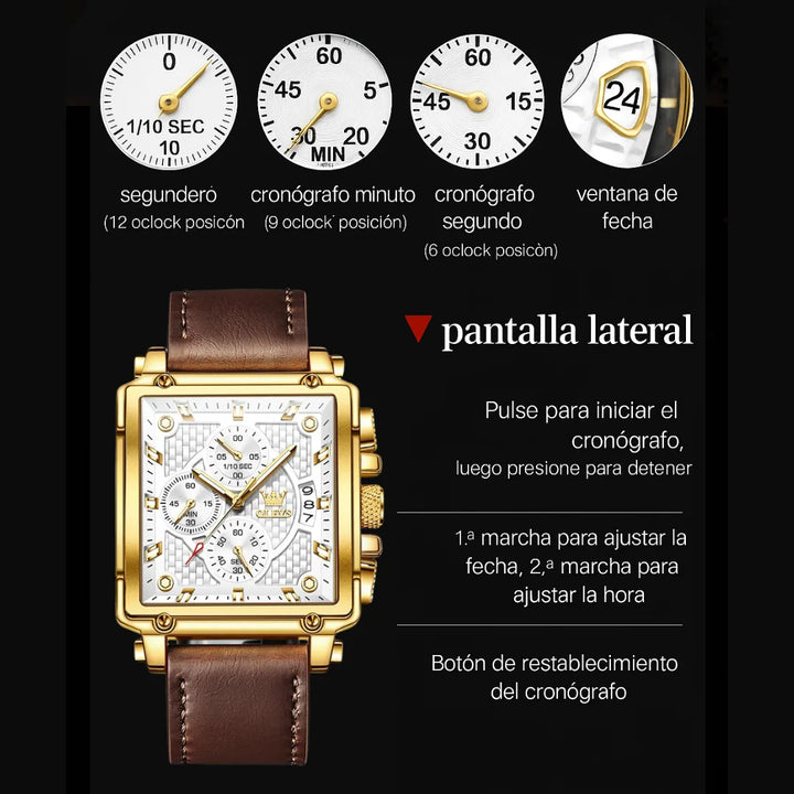 ¡Aquí encuentras relojes de alta calidad para todos los estilos! Reloj para Hombre, Reloj de Plata, Reloj de Oro, Reloj de Cuarzo, Reloj Automático, Reloj Cronógrafo, Reloj Mecánico.