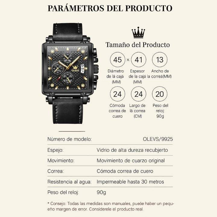 ¡Aquí encuentras relojes de alta calidad para todos los estilos! Reloj para Hombre, Reloj de Plata, Reloj de Oro, Reloj de Cuarzo, Reloj Automático, Reloj Cronógrafo, Reloj Mecánico.
