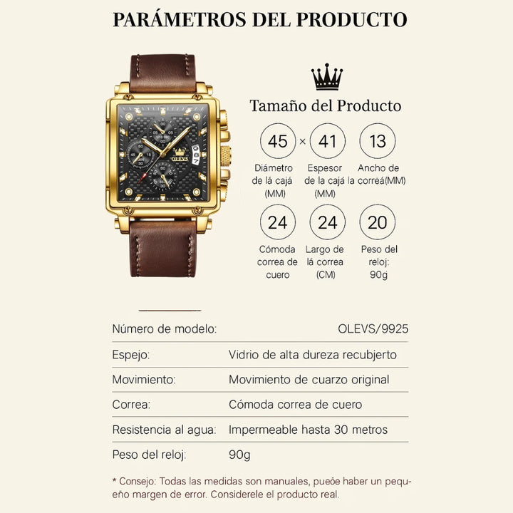 ¡Aquí encuentras relojes de alta calidad para todos los estilos! Reloj para Hombre, Reloj de Plata, Reloj de Oro, Reloj de Cuarzo, Reloj Automático, Reloj Cronógrafo, Reloj Mecánico.