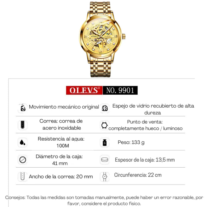 ¡Aquí encuentras relojes de alta calidad para todos los estilos! Reloj para Hombre, Reloj de Plata, Reloj de Oro, Reloj de Cuarzo, Reloj Automático, Reloj Cronógrafo, Reloj Mecánico.
