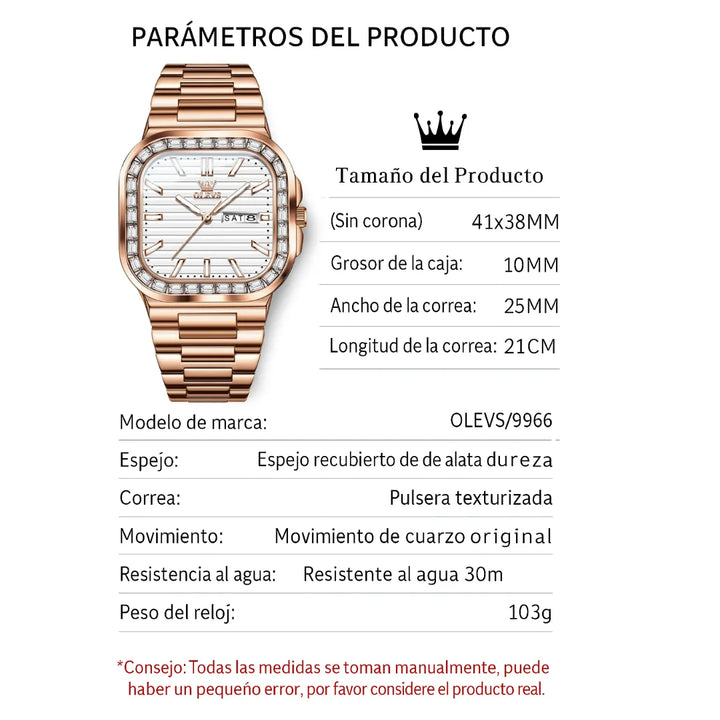 ¡Aquí encuentras relojes de alta calidad para todos los estilos! Reloj para Hombre, Reloj de Plata, Reloj de Oro, Reloj de Cuarzo, Reloj Automático, Reloj Cronógrafo, Reloj Mecánico.