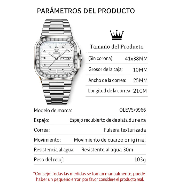 ¡Aquí encuentras relojes de alta calidad para todos los estilos! Reloj para Hombre, Reloj de Plata, Reloj de Oro, Reloj de Cuarzo, Reloj Automático, Reloj Cronógrafo, Reloj Mecánico.