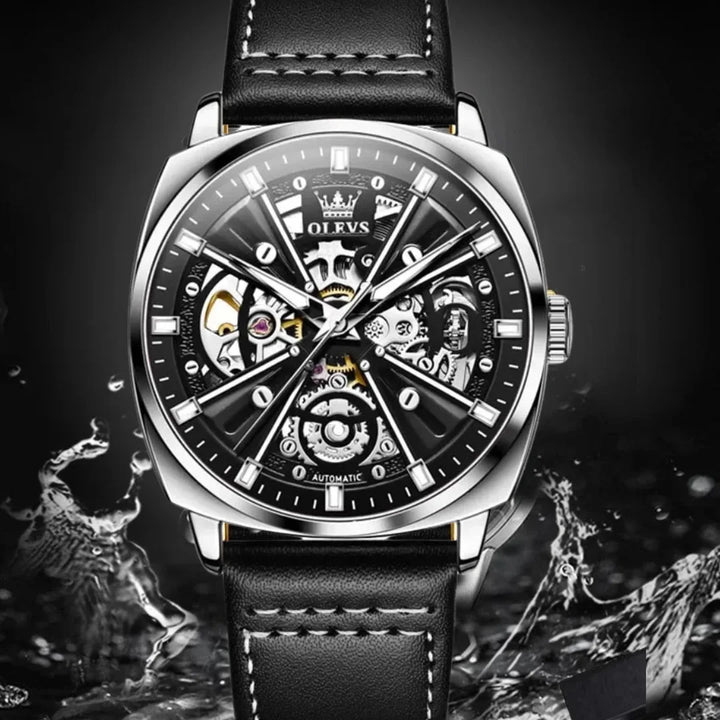 La pulsera del Vértice Plata está cuidadosamente diseñada con materiales premium, combinando la elegancia del cuero legítimo. Proporciona una comodidad incomparable y una sensación única de estar usando un reloj casi imperceptible en la muñeca.