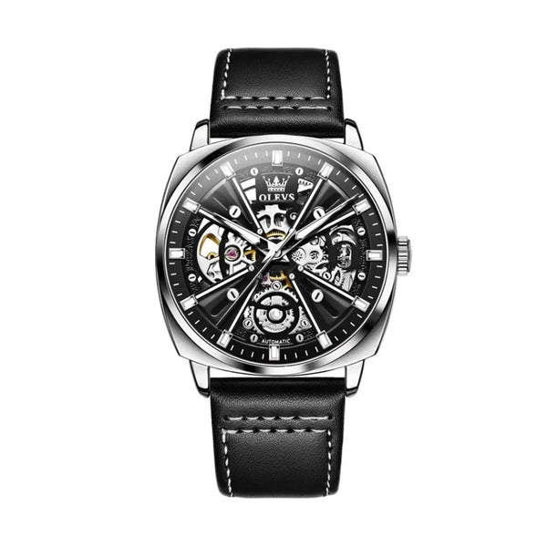 La pulsera del Vértice Plata está cuidadosamente diseñada con materiales premium, combinando la elegancia del cuero legítimo. Proporciona una comodidad incomparable y una sensación única de estar usando un reloj casi imperceptible en la muñeca.